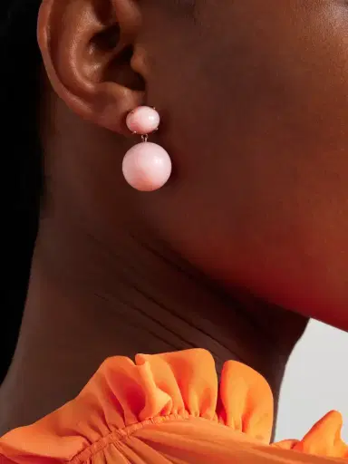 Irene Neuwirth Gumball 18-karat Rose Gold Opal Earrings | Thumbnail 2 Irene Neuwirth Gumball 18-karat Rose Gold Opal Earrings | Thumbnail 2