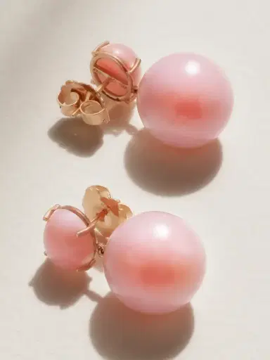 Irene Neuwirth Gumball 18-karat Rose Gold Opal Earrings | Thumbnail 3 Irene Neuwirth Gumball 18-karat Rose Gold Opal Earrings | Thumbnail 3