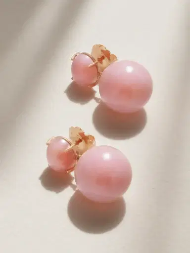 Irene Neuwirth Gumball 18-karat Rose Gold Opal Earrings | Thumbnail 1 Irene Neuwirth Gumball 18-karat Rose Gold Opal Earrings | Thumbnail 1