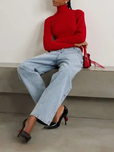 Magda Butrym Ribbed-knit Turtleneck Bodysuit | Thumbnail 2