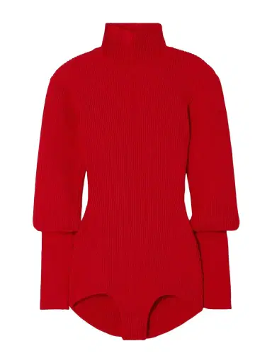 Magda Butrym Ribbed-knit Turtleneck Bodysuit | Thumbnail 1