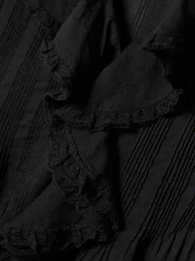 DÔEN Henri Ruffled Pintucked Organic Cotton-voile Top | Thumbnail 5 DÔEN Henri Ruffled Pintucked Organic Cotton-voile Top | Thumbnail 5
