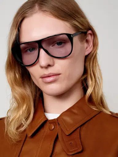 Saint Laurent Eyewear Aviator-style Acetate Sunglasses | Thumbnail 2 Saint Laurent Eyewear Aviator-style Acetate Sunglasses | Thumbnail 2