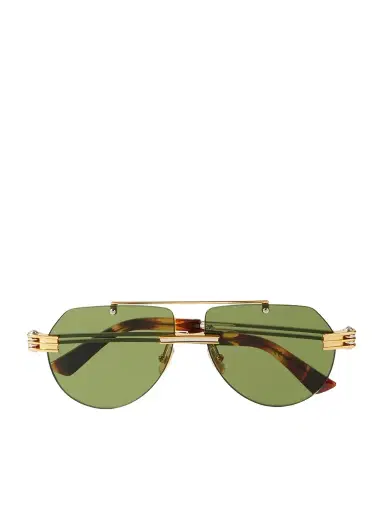 Bottega Veneta Eyewear Aviator-style Gold And Silver-tone Sunglasses | Thumbnail 1 Bottega Veneta Eyewear Aviator-style Gold And Silver-tone Sunglasses | Thumbnail 1