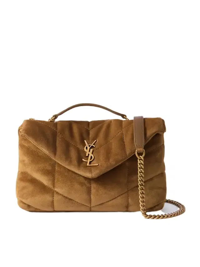 Toy Puffer Matelassé Leather-trimmed Suede Shoulder Bag