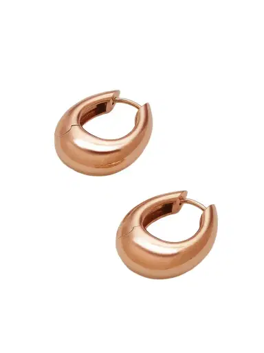 Ananya Chakra Icon 18-karat Rose Gold Hoop Earrings | Thumbnail 1