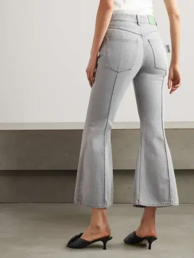 Bottega Veneta Cropped High-rise Flared Jeans | Thumbnail 3 Bottega Veneta Cropped High-rise Flared Jeans | Thumbnail 3