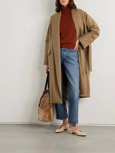 Loro Piana Dwight Belted Silk Coat | Thumbnail 2 Loro Piana Dwight Belted Silk Coat | Thumbnail 2