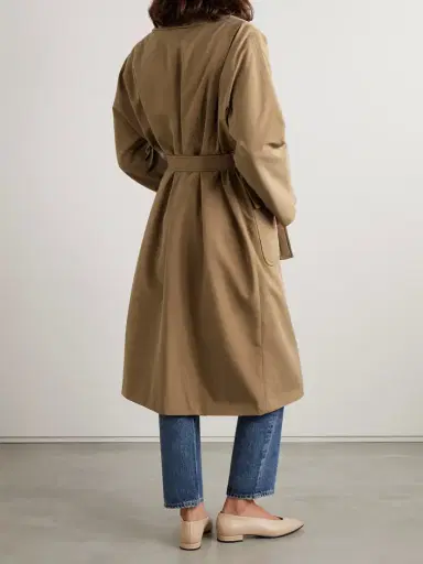 Loro Piana Dwight Belted Silk Coat | Thumbnail 4 Loro Piana Dwight Belted Silk Coat | Thumbnail 4