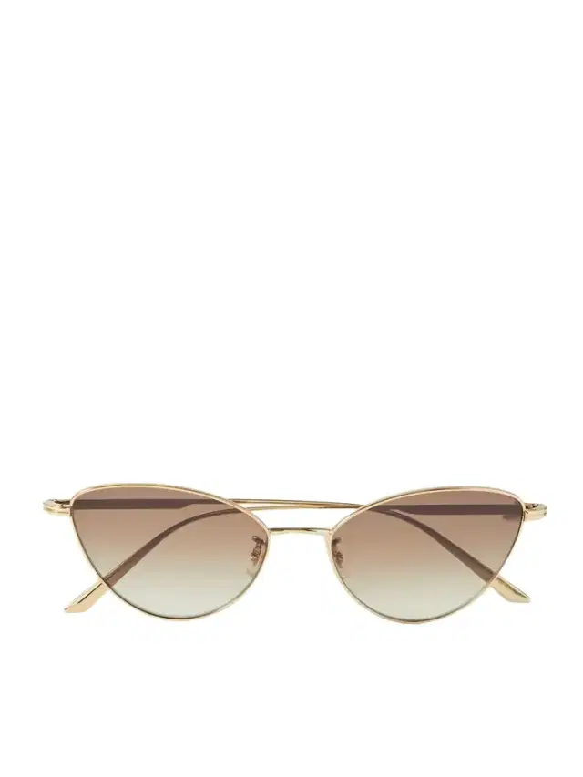 + Khaite 1998c Cat-eye Gold-tone Sunglasses