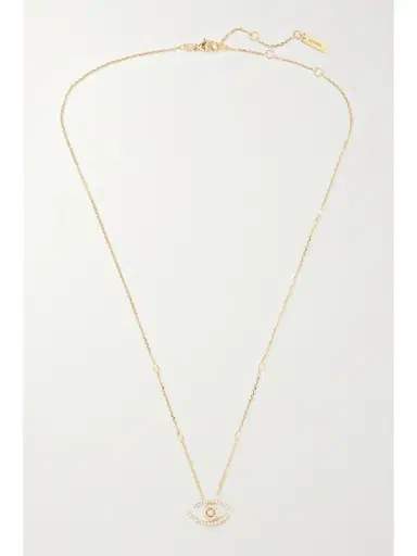 Messika Lucky Eye 18-karat Gold Diamond Necklace | Thumbnail 4