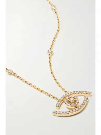 Messika Lucky Eye 18-karat Gold Diamond Necklace | Thumbnail 1