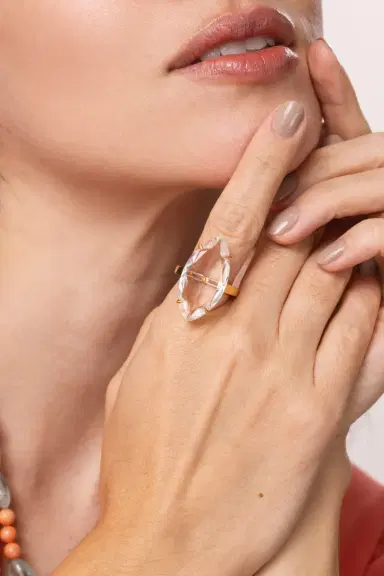 BOUNKIT JEWELRY Quartz Antoinette Ring | Thumbnail 2