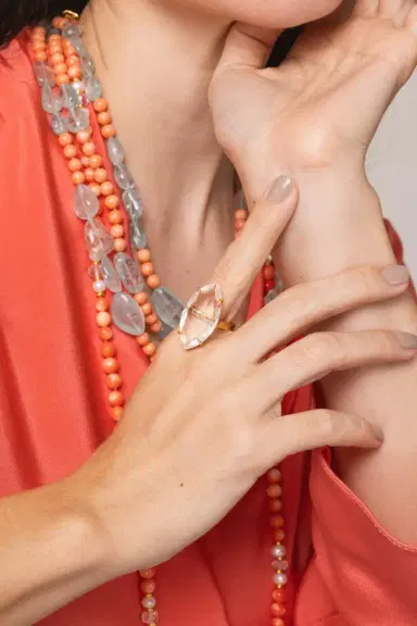 BOUNKIT JEWELRY Quartz Antoinette Ring | Thumbnail 3