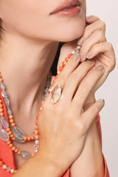 BOUNKIT JEWELRY Quartz Antoinette Ring | Thumbnail 4