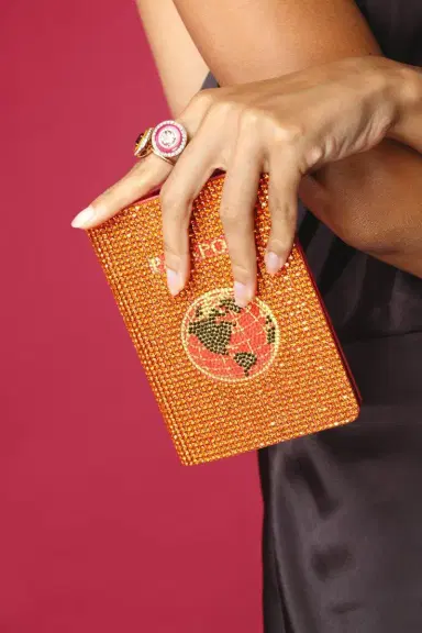 Judith Leiber Travel Passport Holder - Hyacinth | Thumbnail 4