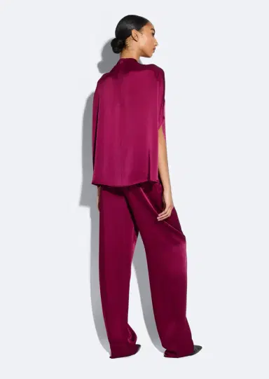 LAPOINTE Satin Cape Tee | Thumbnail 2 LAPOINTE Satin Cape Tee | Thumbnail 2