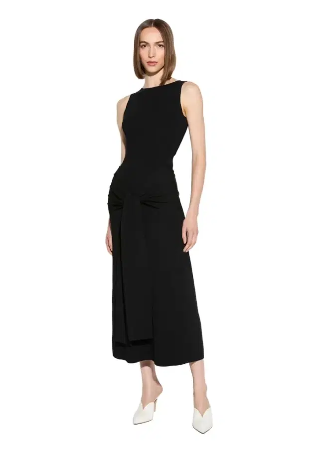 Viscose Waist Tie Dress