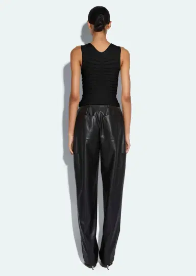 Lapointe Viscose Wide Ribbed Tank Top | Thumbnail 2