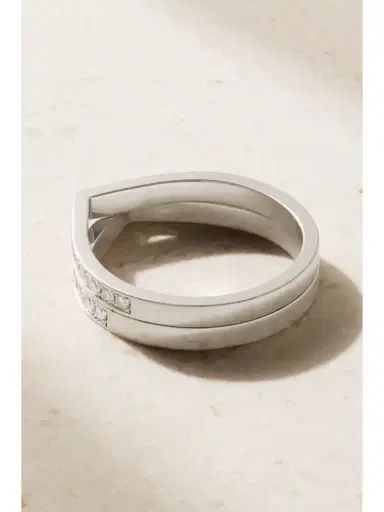 Repossi Antifer 18-karat White Gold Diamond Ring | Thumbnail 3 Repossi Antifer 18-karat White Gold Diamond Ring | Thumbnail 3
