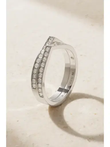 Repossi Antifer 18-karat White Gold Diamond Ring | Thumbnail 1 Repossi Antifer 18-karat White Gold Diamond Ring | Thumbnail 1