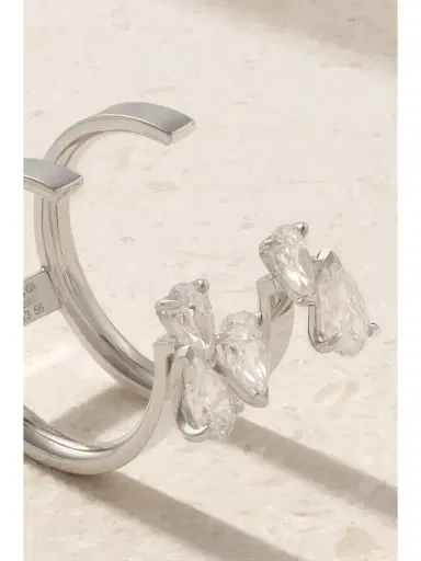 Repossi Serti Sur Vide 18-karat White Gold Diamond Ring | Thumbnail 4 Repossi Serti Sur Vide 18-karat White Gold Diamond Ring | Thumbnail 4