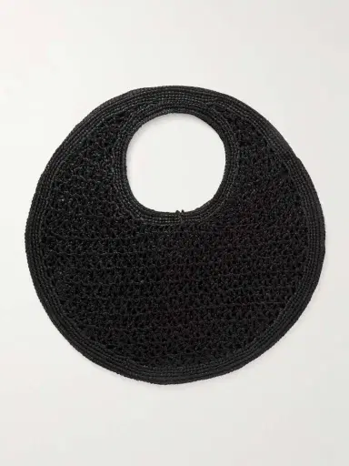 Jacquemus The Rond Embellished Raffia Tote | Thumbnail 3