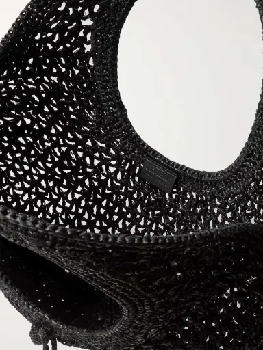 Jacquemus The Rond Embellished Raffia Tote | Thumbnail 5