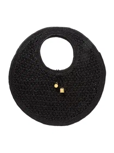 Jacquemus The Rond Embellished Raffia Tote | Thumbnail 1