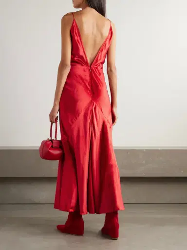 Gabriela Hearst Brigita Paneled Silk-velvet Maxi Dress | Thumbnail 3 Gabriela Hearst Brigita Paneled Silk-velvet Maxi Dress | Thumbnail 3