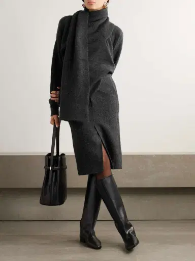 TOTEME Draped Knitted Sweater - x large | Thumbnail 2