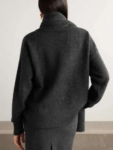 TOTEME Draped Knitted Sweater - x large | Thumbnail 3