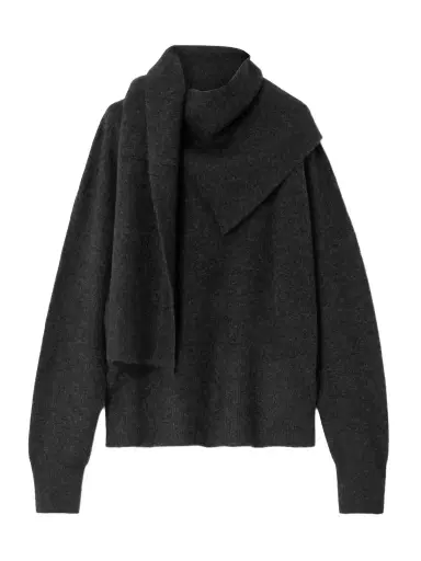 TOTEME Draped Knitted Sweater - x large | Thumbnail 1