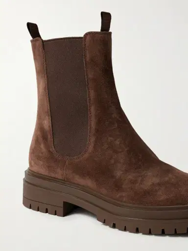 Gianvito Rossi Chester Suede Chelsea Boots | Thumbnail 4 Gianvito Rossi Chester Suede Chelsea Boots | Thumbnail 4