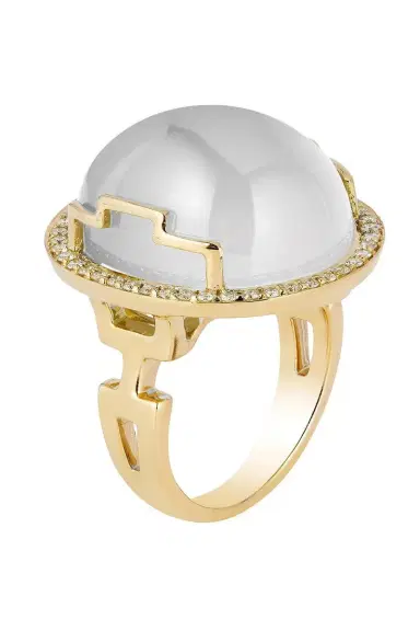GOSHWARA Rock N Roll Moon Quartz Ring | Thumbnail 5