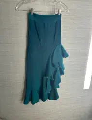 PatBo Knit Asymmetric Midi Skirt | Thumbnail 1