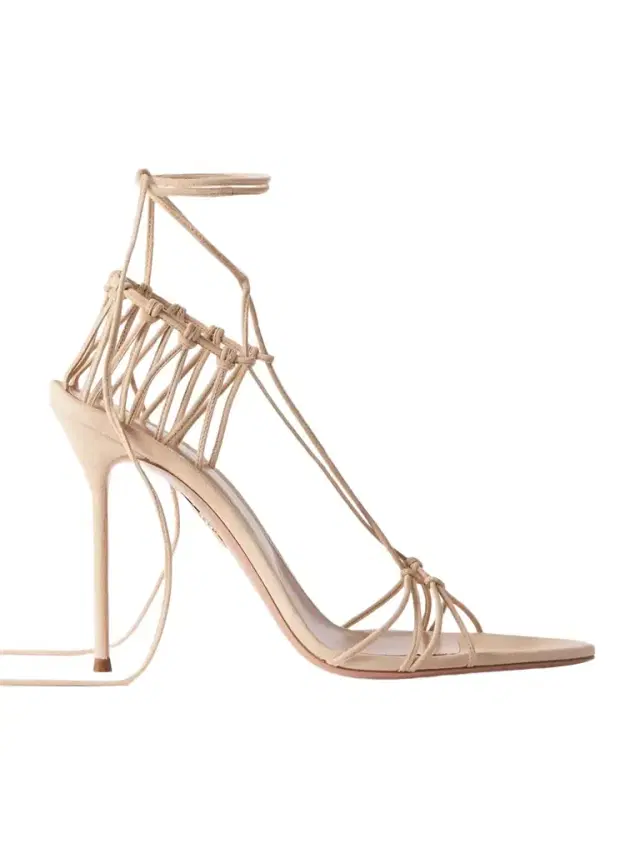 + Alex Rivière 105 Cutout Suede Sandals
