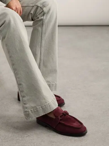Bottega Veneta Astaire Suede Loafers | Thumbnail 2