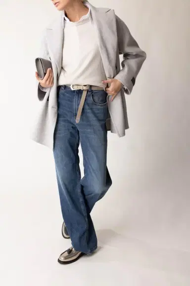 Brunello Cucinelli Five Pocket Loose Trousers | Thumbnail 2
