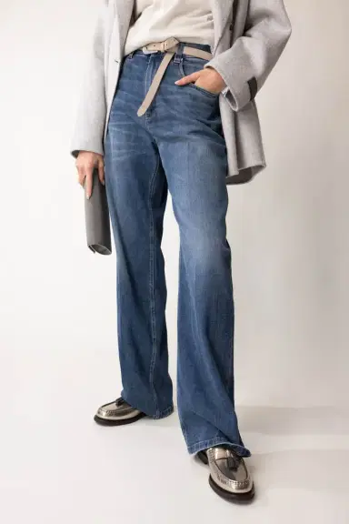 Brunello Cucinelli Five Pocket Loose Trousers | Thumbnail 4
