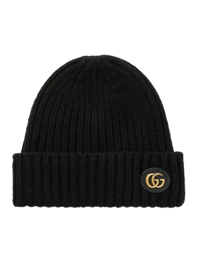 Victor Appliquéd Ribbed Wool And Cashmere-blend Beanie