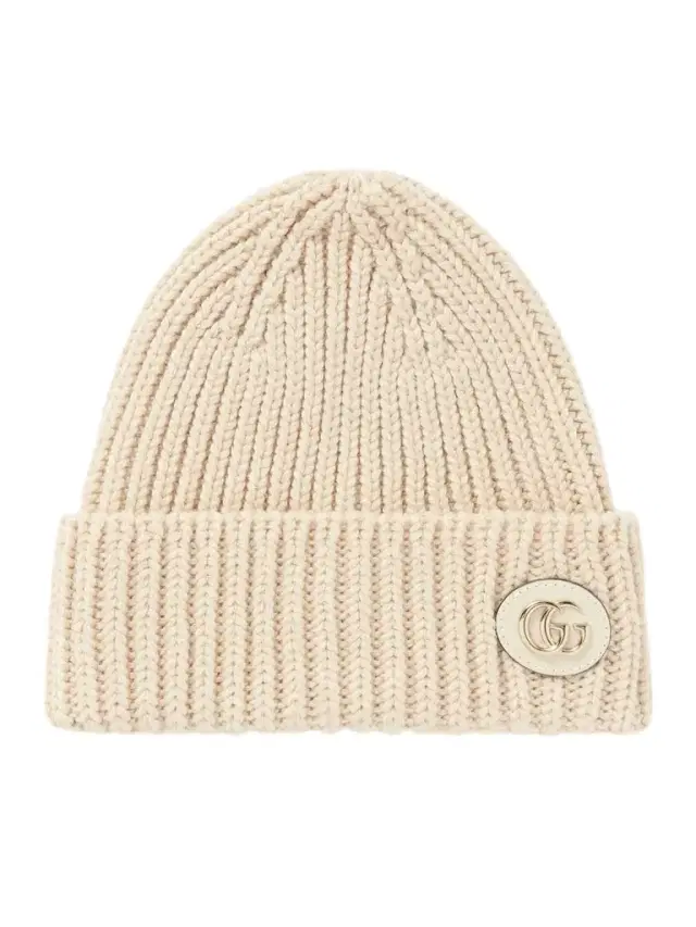 Victor Appliquéd Ribbed Metallic Wool-blend Beanie