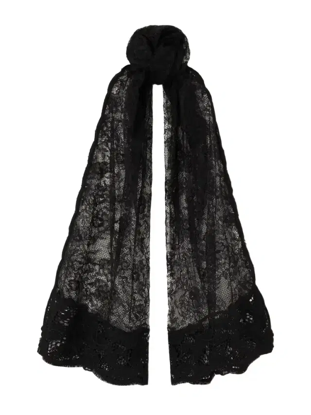 Silk-blend Lace Scarf