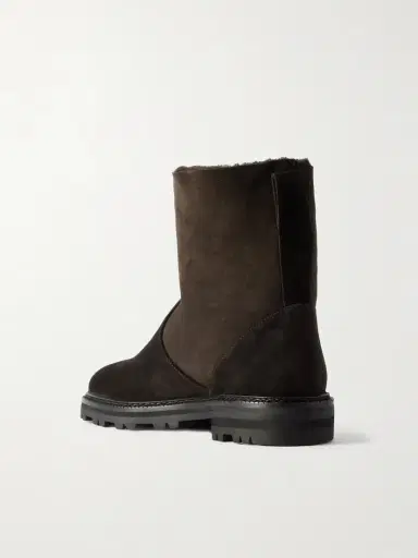 Manolo Blahnik Tomosa Shearling-lined Suede Ankle Boots | Thumbnail 3 Manolo Blahnik Tomosa Shearling-lined Suede Ankle Boots | Thumbnail 3
