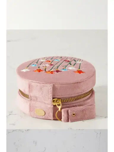 L’Atelier Nawbar Psychedeliah Embroidered Velvet Jewelry Box | Thumbnail 3 L’Atelier Nawbar Psychedeliah Embroidered Velvet Jewelry Box | Thumbnail 3