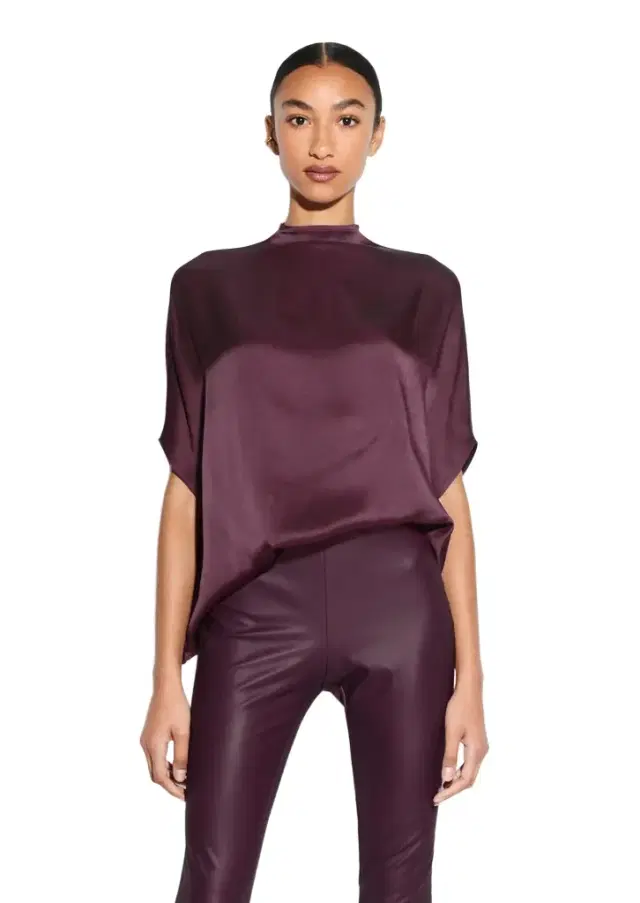 Satin Cape Tee