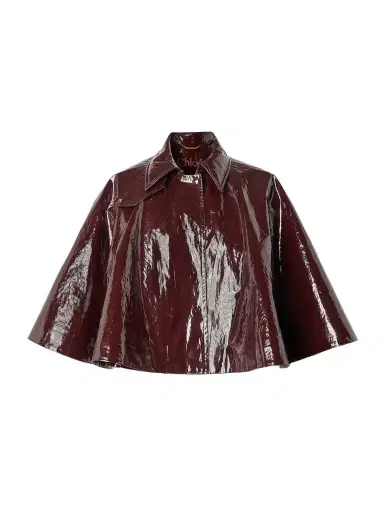 Chloé Coated-cotton Cape | Thumbnail 1 Chloé Coated-cotton Cape | Thumbnail 1