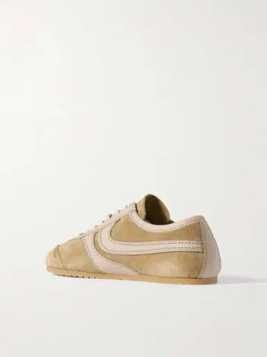 Dries Van Noten Leather-trimmed Suede Sneakers | Thumbnail 3 Dries Van Noten Leather-trimmed Suede Sneakers | Thumbnail 3
