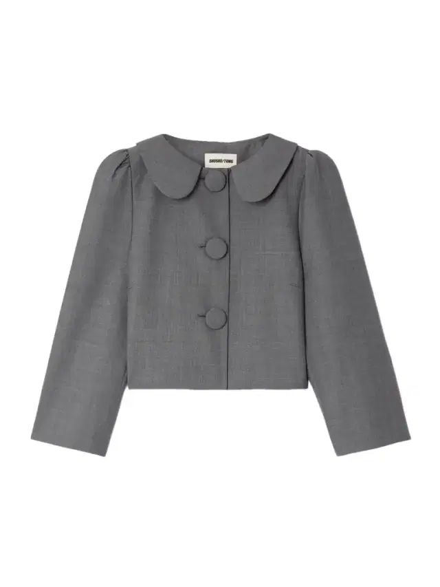 Cropped Grain De Poudre Jacket