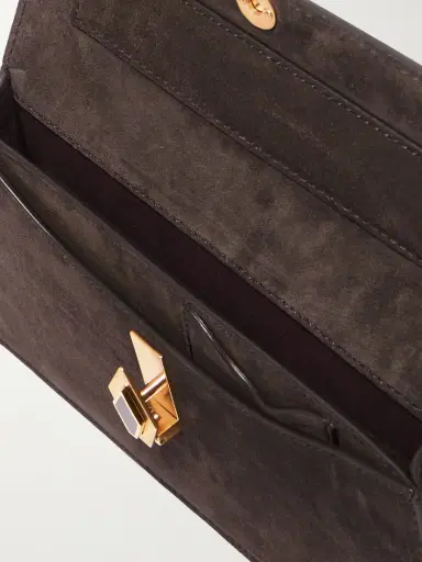 Métier Parallel 22 Small Suede Shoulder Bag | Thumbnail 5 Métier Parallel 22 Small Suede Shoulder Bag | Thumbnail 5